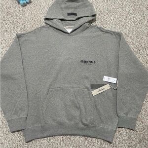 Fear of God Essentials Heather Gray Hoodie